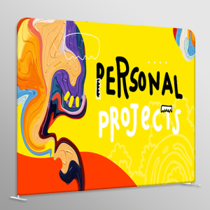 Fabric Walls Straight Display