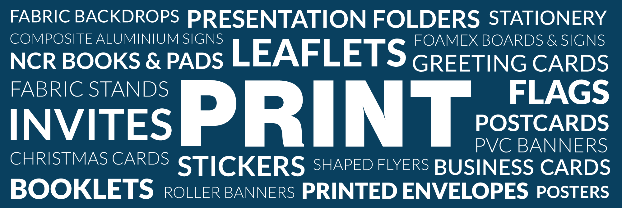 Printed business cards