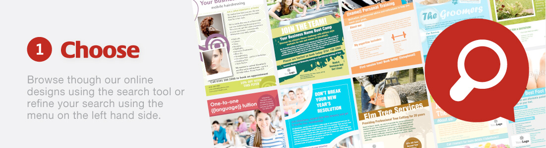 Choose Leaflet designs