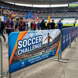sport event barrier cover