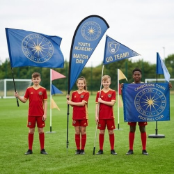 Flags for football teams