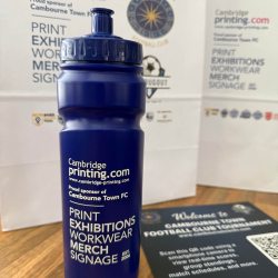 branded team water bottles
