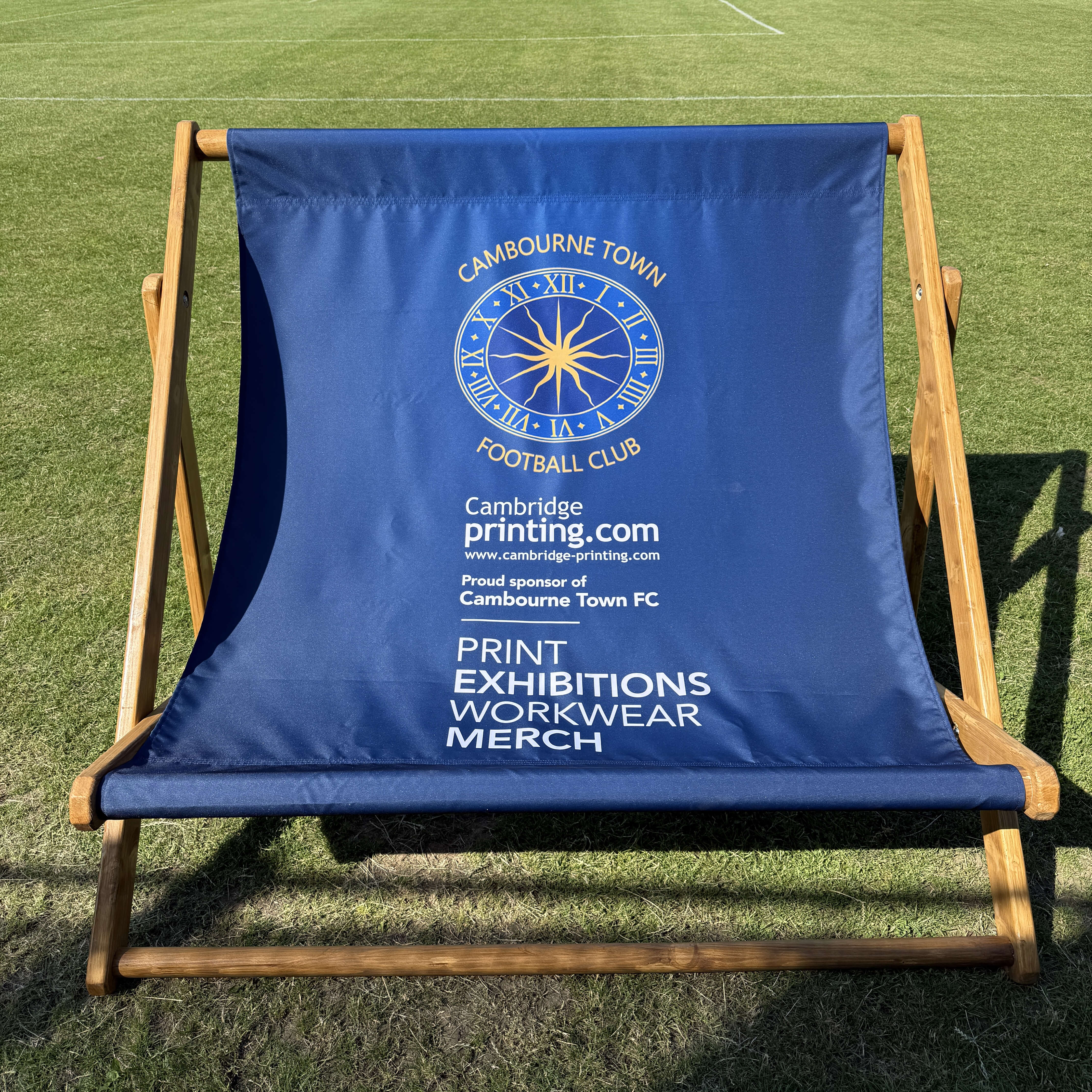 Giant Branded Deckchair for football teams