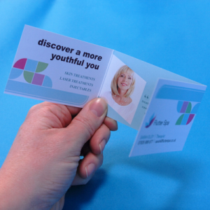 400gsm Folding Business Cards