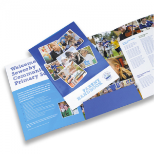 400gsm Matt Laminated 3-Panel A4 Folders