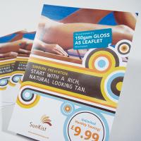 170gsm Gloss Leaflets