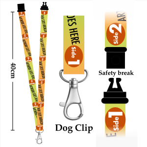 Full Colour RPET Polyester Lanyards