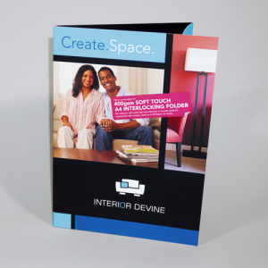 Soft Touch Laminated Folders