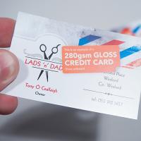 300gsm Credit Cards
