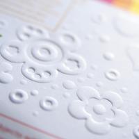 Embossini Luxe Showcards Creased or Shaped