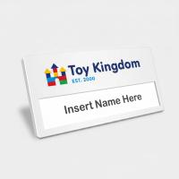 Recycled Window Name Badges