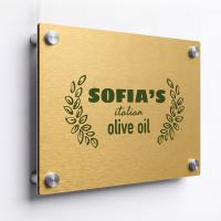 Brushed Aluminium Composite Signs