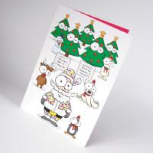 Gloss Laminated Christmas Cards