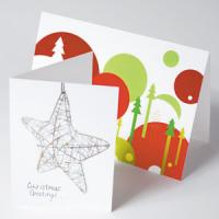 350gsm Silk Christmas Cards