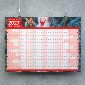 170gsm Silk Wallplanners
