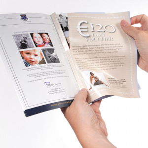 A5 Geperforeerde Voucher Brochures