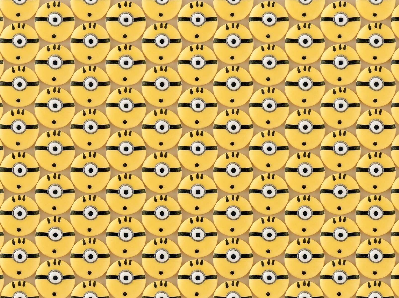make a repeating pattern using the yellow face