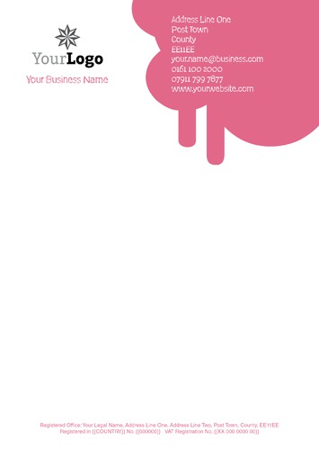 Nursery A4 Stationery by Rebecca Doherty