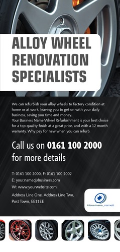 Automotive 1/3rd A4 Flyers by SC Creative