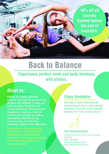 Gym A4 Flyers by Rebecca Doherty