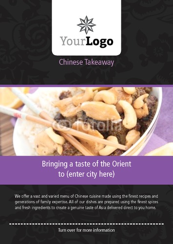 Takeaway A4 Flyers by Paul Wongsam