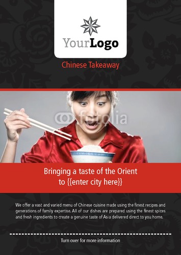 Takeaway A4 Flyers by Paul Wongsam