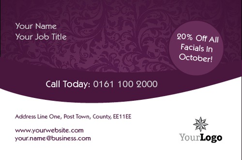 Massage Business Card  by Nickola O'Connor