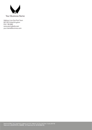 Suit Hire A4 Stationery by Nickola O'Connor