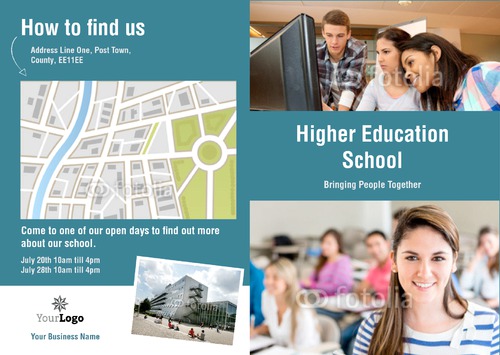 Education and Training A4 Folded Leaflets by Nickola O'Connor