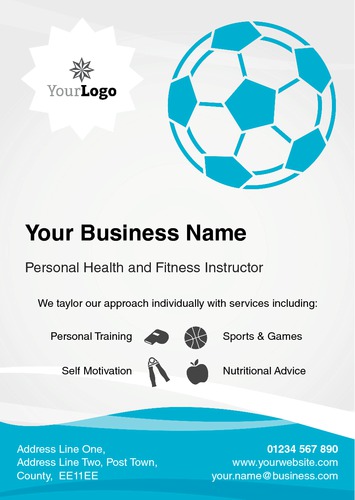 Fitness A5 Flyers by Thomas Mascall