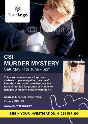 Entertainer A5 Flyers by Thomas Mascall