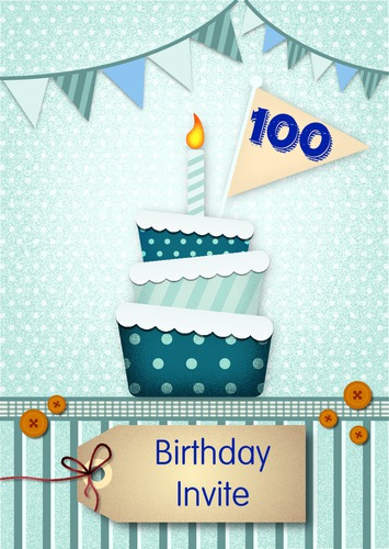 Birthday Party A5 Invitations by Tony Elmore