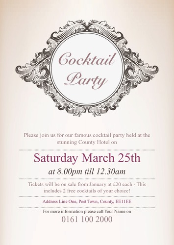 Event A5 Invitations by Ro Do