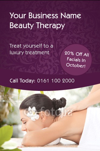 Massage Business Card  by Nickola O'Connor