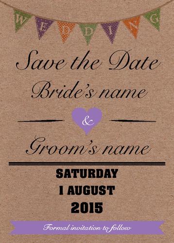 Marriage A6 Invitations by Paul Wood