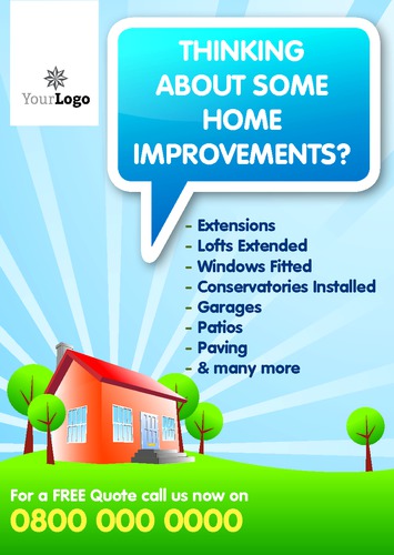 Home Maintenance A5 Flyers by Tony Elmore