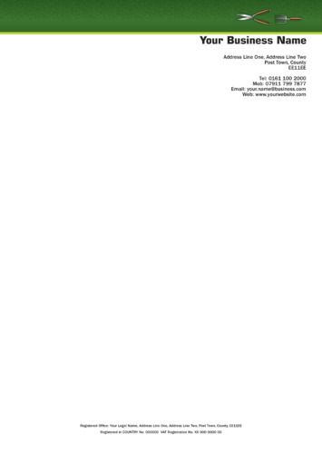 Garden Maintenance A4 Letterheads by Neil Watson