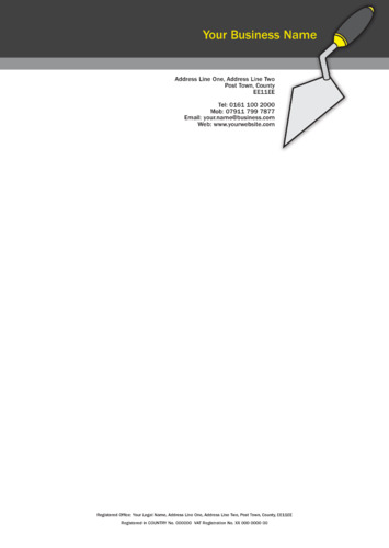 Home Maintenance A4 Letterheads by Neil Watson