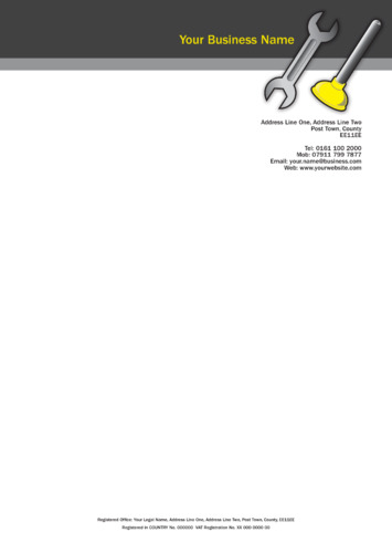 Home Maintenance A4 Letterheads by Neil Watson