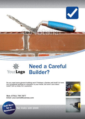 Home Maintenance A6 Flyers by Neil Watson