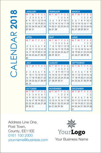 Business Card Pocket Calendars Collection by Nickola O'Connor