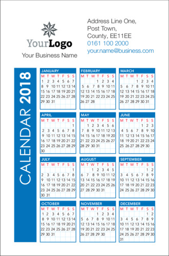 Business Card Pocket Calendars Collection by Nickola O'Connor