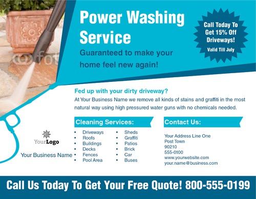 Cleaning 8.5" x 11" Flyers by Rebecca Doherty