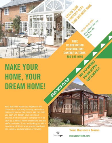 Home Maintenance 8.5" x 11" Flyers by C V
