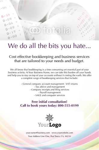 Accountants 5.5" x 8.5" Flyers by Paul Wongsam