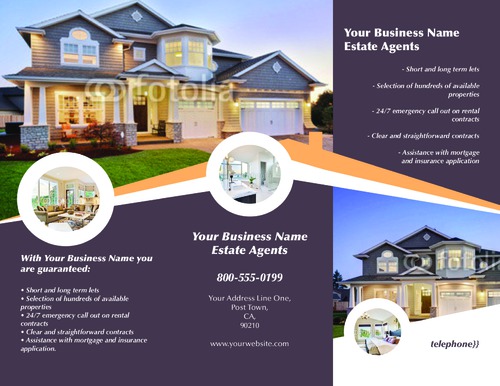 Estate Agents 8.5" x 11" Brochures by Rebecca Doherty