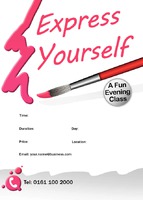 Art & Design A6 Flyers by Templatecloud 