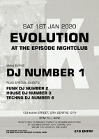 Nightclub A5 Leaflets by Templatecloud