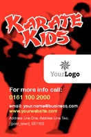 Karate Business Card  by Templatecloud
