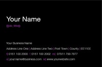 Night Club Business Card  by Templatecloud